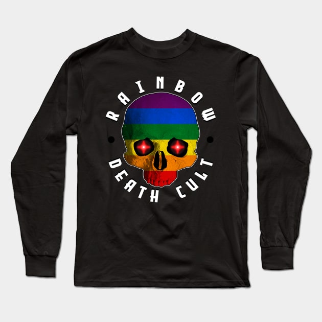 Death Cult - Rainbow Long Sleeve T-Shirt by blackphantasm